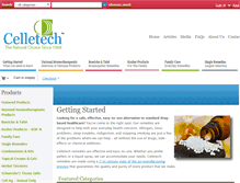 Tablet Screenshot of celletech.com